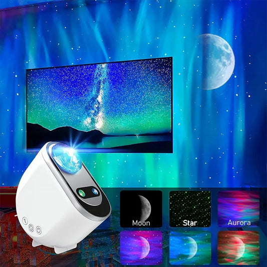 Starlight Projectors HD LED Galaxy Star Atmosphere Galaxy Night Light Home Bedroom Sky Moon lamp