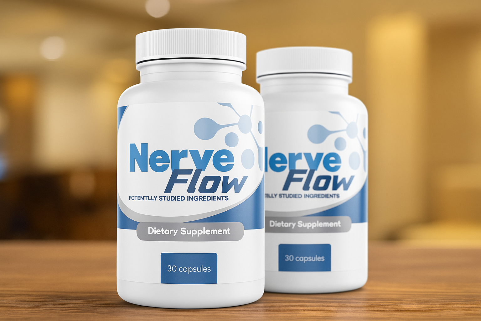 NerveFlow supplement bottle - Natural neuropathy relief